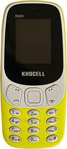 Khocell - K020 - Mobiele telefoon - Geel