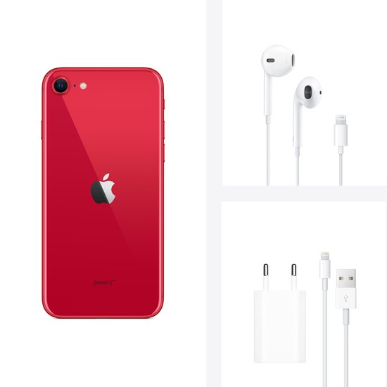 Apple iPhone SE 11,9 cm (4.7") Hybride Dual SIM iOS 14 4G 128 GB Rood