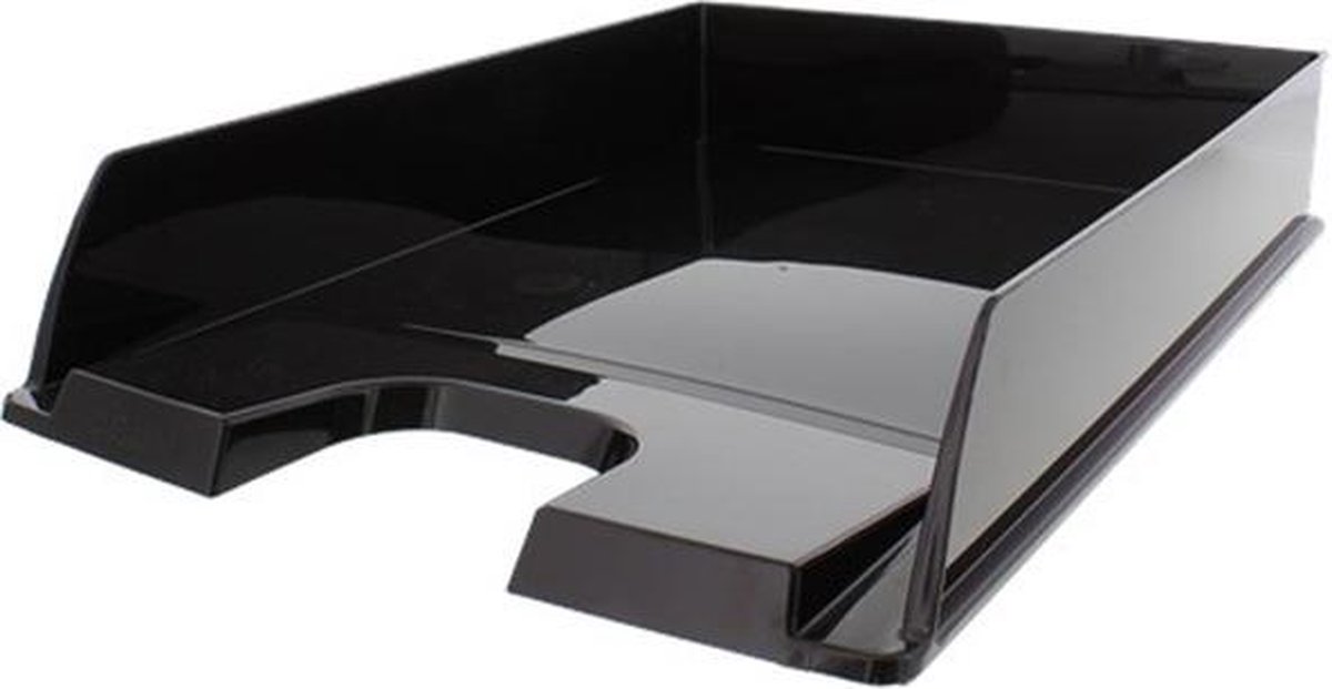 Brievenbak Esselte Business - Zwart - Kunststof - 24.8 x 34.5 x 6 cm - Set van 3