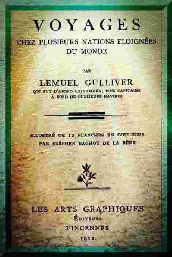 Oeuvres de Jonathan Swift - Voyages chez plusieurs pays fort ... - cover