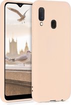 kwmobile telefoonhoesje voor Samsung Galaxy A20e - Hoesje voor smartphone - Back cover in parelmoer