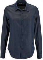 SOLS Dames/dames Barry Denim Shirt met lange mouwen (Denim Brut)