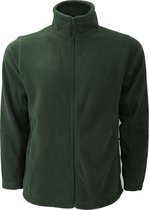 Russell Heren Full Zip Outdoor Fleece Jacket (Fles groen)