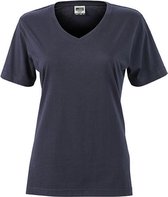 James and Nicholson Dames/dames Workwear T-Shirt (Marine)