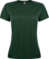 SOLS Dames/dames Sportief T-Shirt met korte mouwen (Bosgroen)