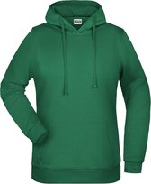 James And Nicholson Vrouwen/dames Basic Hoodie (Iers Groen)