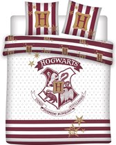 Harry Potter Dekbedovertrek Hogwarts - Lits Jumeaux - 240 x 220 cm - Katoen