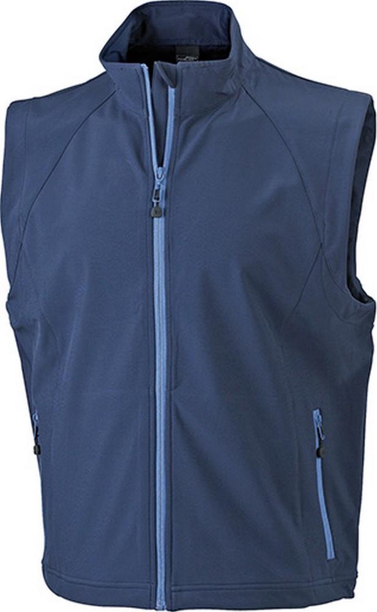 James and Nicholson Heren Softshell Vest (Marine)