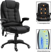 Bureaustoel - Bureaustoel ergonomisch - Directiestoel - Massage stoel - Bureaustoelen voor volwassenen - Zwart