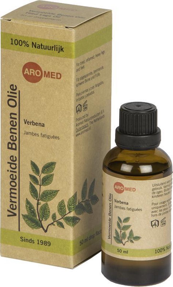 Goedkoopste Aromed Verbena vermoeide benen olie 50 Milliliter