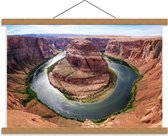 Schoolplaat – Glen Canyon - Verenigde Staten - 60x40cm Foto op Textielposter (Wanddecoratie op Schoolplaat)