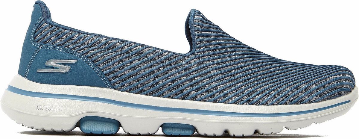 Skechers Go Walk 5 Wandelschoenen Blauw Dames | bol.com