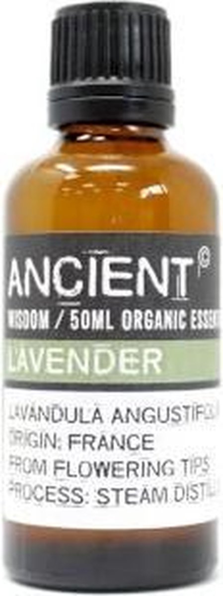 Goedkoopste Biologische Etherische Olie Lavendel - 50ml - Essentiële Oliën Aromatherapie - Essentiële Lavendelolie - Aromatherapie