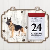 Scheurkalender 2023 Hond: Duitse Herder Langharig