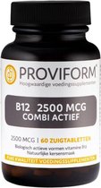 Proviform Vitamine B12 2500 Mcg Combi Zuigtabletten