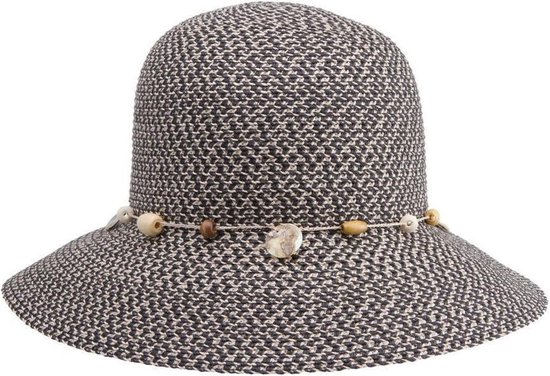 Bucket Hat Dames met UV bescherming UPF50+ Gatsby - Maat: 58cm verstelbaar - Kleur: Grijs
