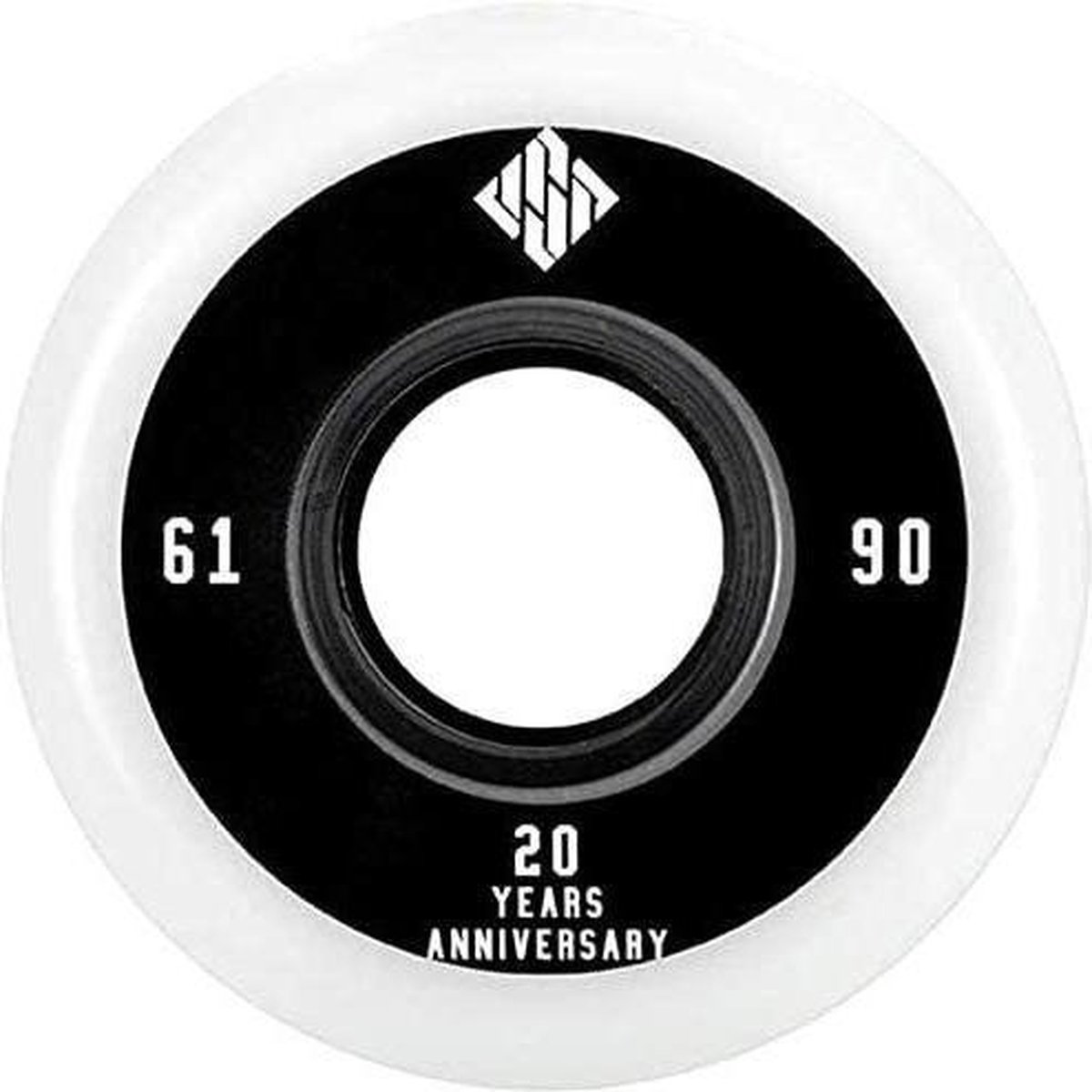 Usd Skatewielen Team 61 Mm 90a Polyurethaan Zwart 4 Stuks