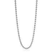 ZINZI zilveren fantasie collier ovaal 42-45cm ZIC1656