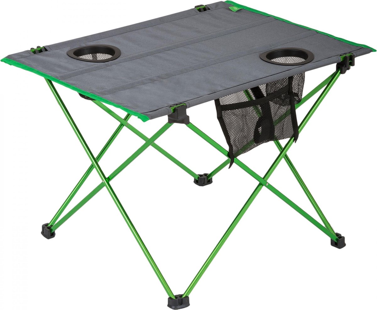 Highlander Vouwtafel 57 X 42 Cm Aluminium/polyester Groen/grijs