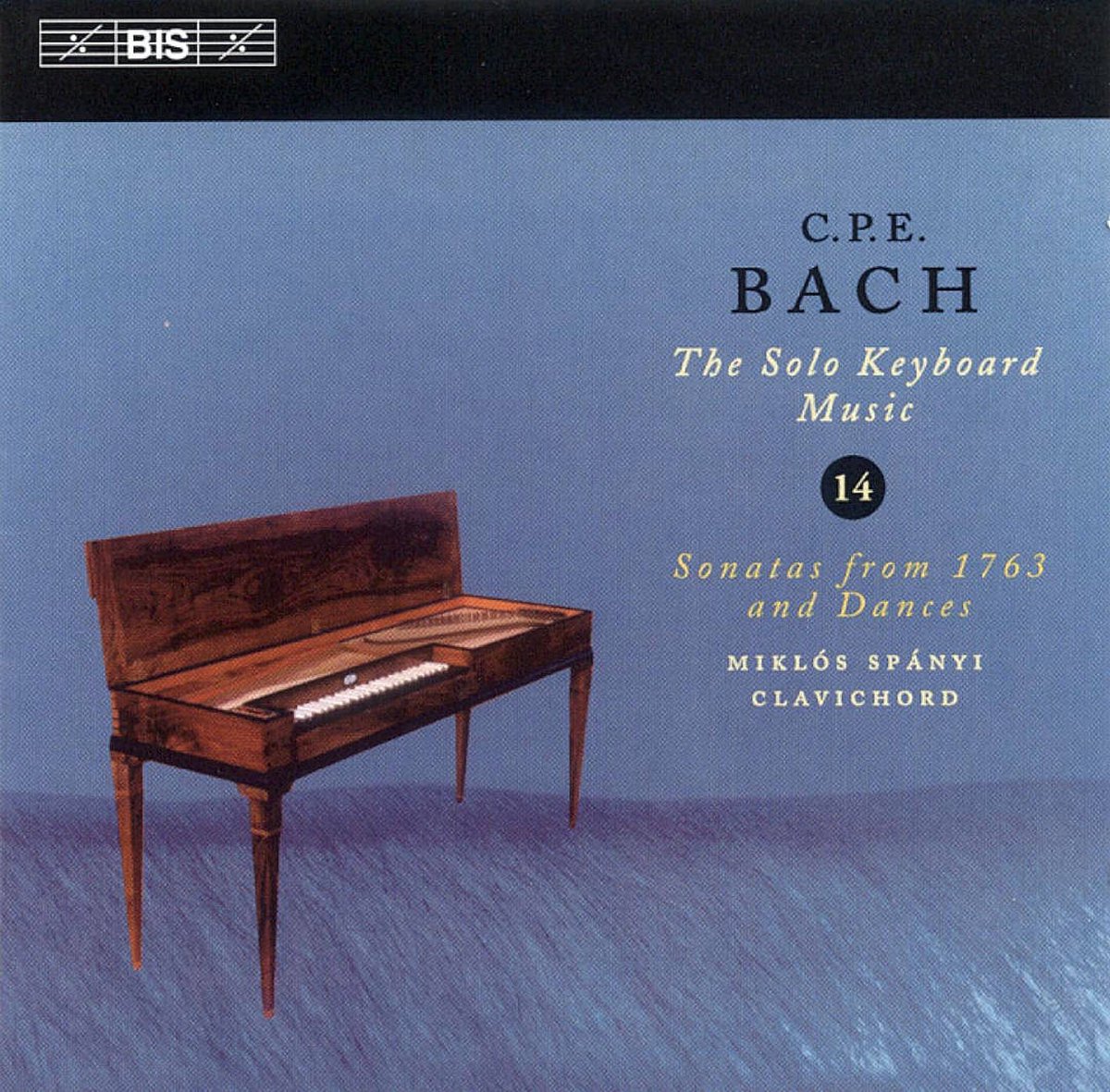 Miklós Spányi - C.P.E. Bach: The Solo Keyboard Music Volume 14 Son (CD)