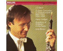 Bach: 3 Oboe Concertos / Holliger, Brown