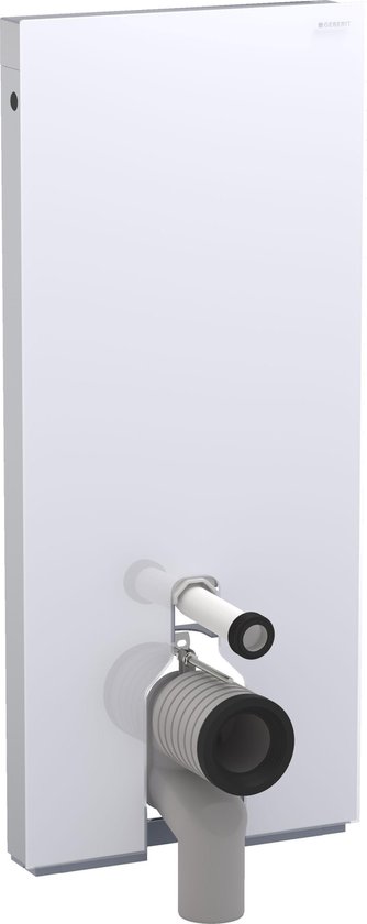 TECE Loop voorkant bedieningsplaat Wit glas