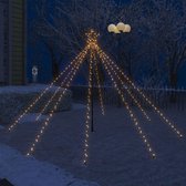 Kerstboomverlichting - kerstpiramide - Kerstster - waterval - Voor binnen buiten - 400 LED's - 2,5 m