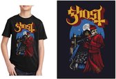 Ghost Kinder Tshirt -Kids tm 12 jaar- Advanced Pied Piper Zwart