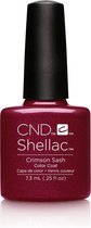 CND Shellac Crimson Sash