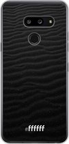 LG G8 ThinQ Hoesje Transparant TPU Case - Black Beach #ffffff