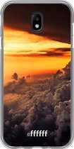 Samsung Galaxy J7 (2017) Hoesje Transparant TPU Case - Sea of Clouds #ffffff