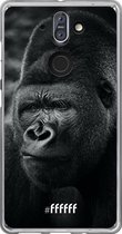 Nokia 8 Sirocco Hoesje Transparant TPU Case - Gorilla #ffffff