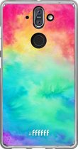 Nokia 8 Sirocco Hoesje Transparant TPU Case - Rainbow Tie Dye #ffffff