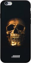 iPhone 6s Hoesje TPU Case - Gold Skull #ffffff