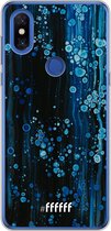 Xiaomi Mi Mix 3 Hoesje Transparant TPU Case - Bubbling Blues #ffffff