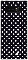 Samsung Galaxy Note 8 Hoesje Transparant TPU Case - Onyx Dots #ffffff