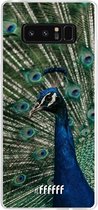 Samsung Galaxy Note 8 Hoesje Transparant TPU Case - Peacock #ffffff