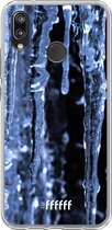 Huawei P20 Lite (2018) Hoesje Transparant TPU Case - Icicles #ffffff