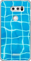 LG V30 (2017) Hoesje Transparant TPU Case - Blue Pool #ffffff