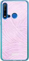 Huawei P20 Lite (2019) Hoesje Transparant TPU Case - Pink Slink #ffffff