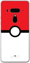 HTC U12+ Hoesje Transparant TPU Case - Pokeball #ffffff