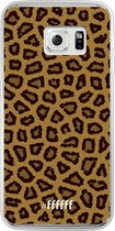 Samsung Galaxy S6 Edge Hoesje Transparant TPU Case - Leopard Print #ffffff