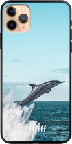 iPhone 11 Pro Max Hoesje TPU Case - Dolphin #ffffff
