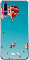 Huawei P30 Hoesje Transparant TPU Case - Air Balloons #ffffff
