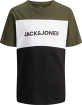 JACK&JONES JUNIOR JJELOGO Jongens T-Shirt - Maat 176