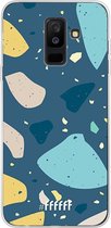 Samsung Galaxy A6 Plus (2018) Hoesje Transparant TPU Case - Terrazzo N°7 #ffffff