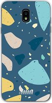 Samsung Galaxy J7 (2018) Hoesje Transparant TPU Case - Terrazzo N°7 #ffffff