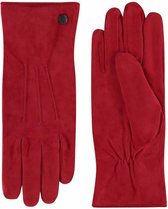 Suède handschoenen dames met drie opnaden model Boretto Color: Laque, Size: 8