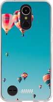 LG K10 (2017) Hoesje Transparant TPU Case - Air Balloons #ffffff