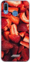 Honor Play Hoesje Transparant TPU Case - Strawberry Fields #ffffff